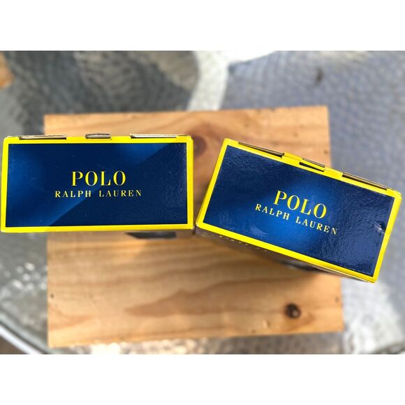 NWT VTG Polo Ralph Lauren Crystal Etch Polo Player Highball Glasses SZ 14OZ RARE - Picture 3 of 13